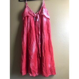 NWT Attic Salt Medium Tie Dye Spaghetti Strap Dress Boho Festival